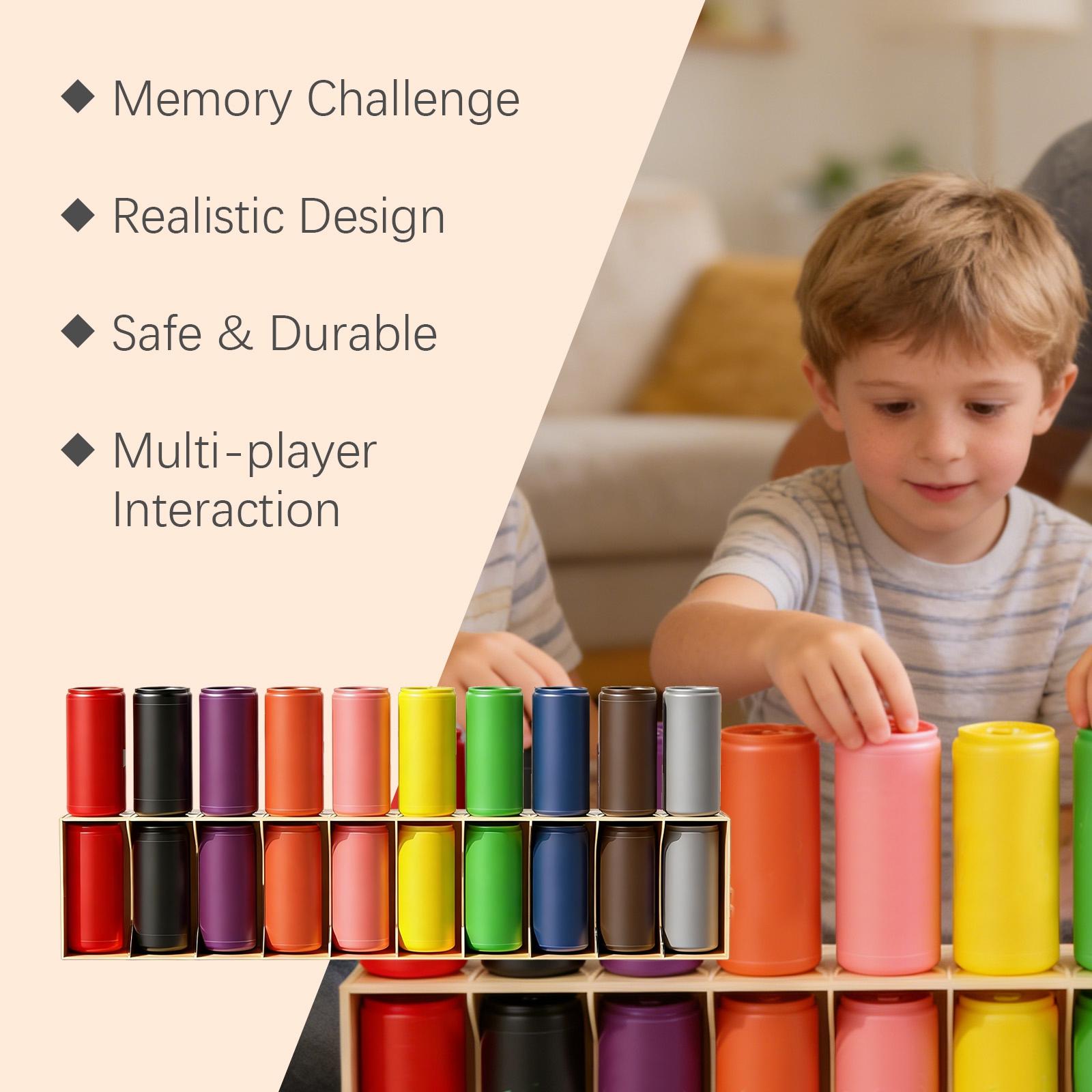 

Cans Collide Toy Set Enhances Reaction And Concentration Skills. Suitable For Multiple Players. Odorless. One Size белый