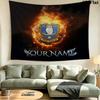 Custom Name Sheffield Wednesday Printed Tapestry – Wall Hanging for Bedrooms, Dorms, and Home Decor