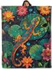 Cosmic Tree Blanket Galaxy Celestial Design Mystical Forest Pattern Soft Throw Boho Decor Bedroom Textile Spiritual Accessory