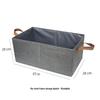 Foldable Anionic Storage Box with Steel Frame - Fabric Organizer for Underwear and Pants