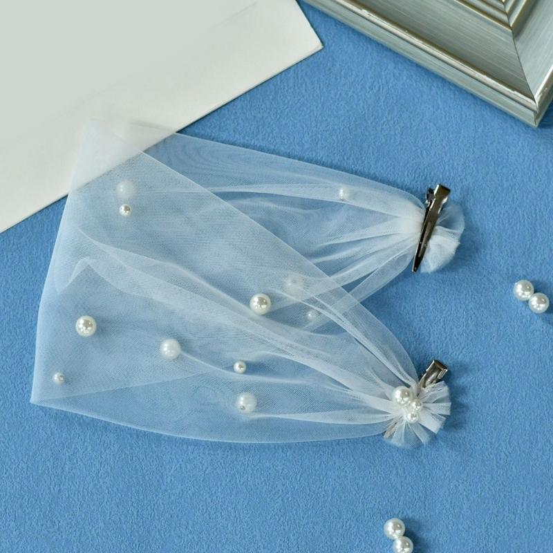 Pearls Embellished Headbands For Women Elegant Hair Accessory With NonSlip Design Soft Tulle Fabric For Weddings Parties