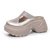 Summer High Thick Bottom Summer Shoe Casual Height Increase Party Modern Versatile Platform Women Sandals Baotou Slippers