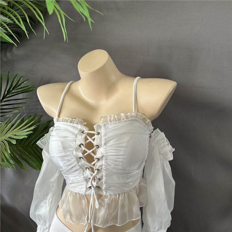 Fairy Style Women's Hot Spring Skirt Swimsuit - Slimming, Conservative, and Cute
