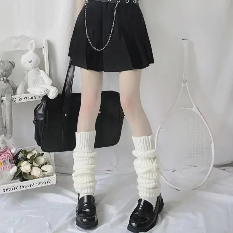 "Japanese Lolita 70cm Extended Leg Warmers - College Style Autumn/Winter Socks"