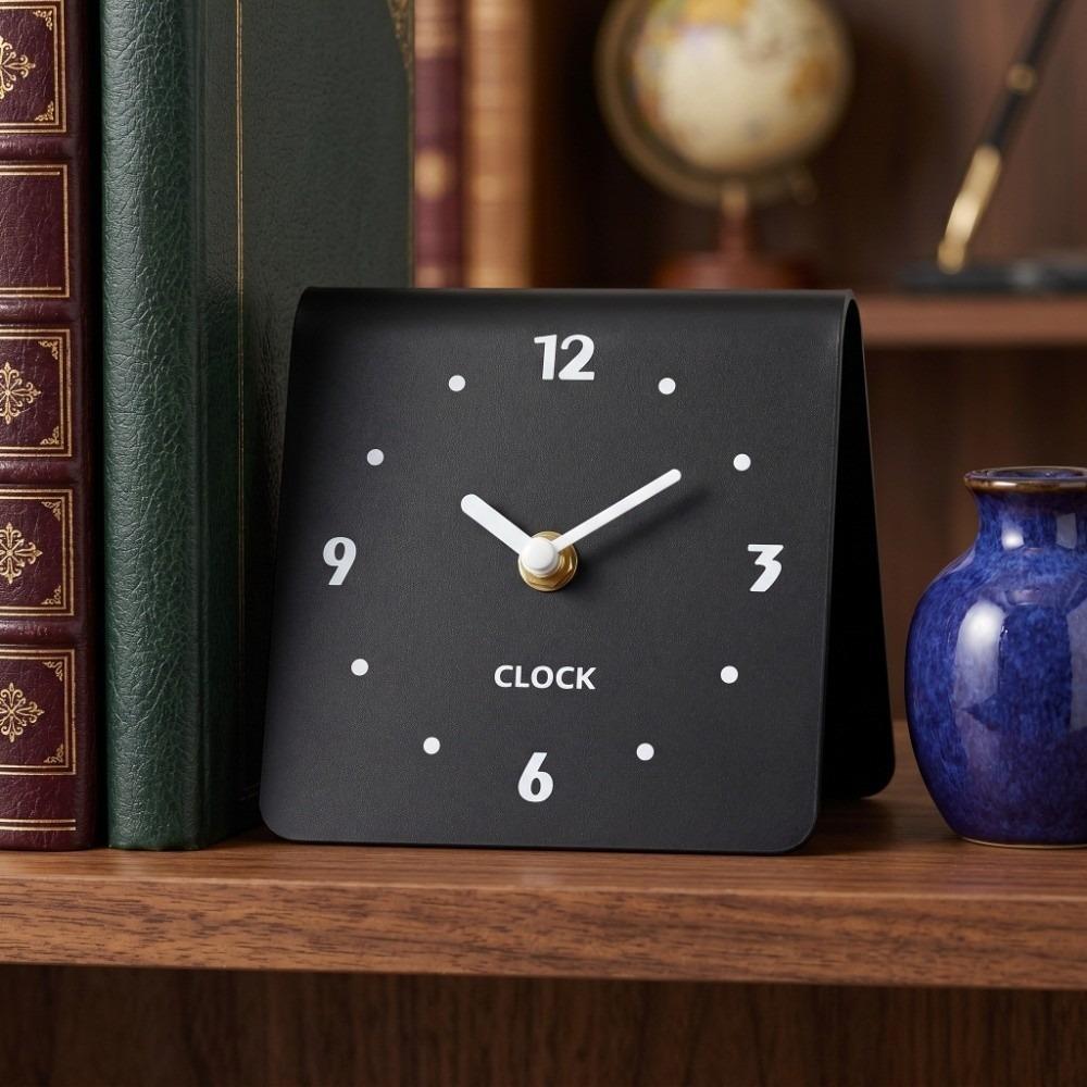 Acrylic Modern Desktop Clock 2.76*3.94in Decorative Table Clock Bedside Clock Living Room чёрный