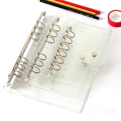 A7 A6 A5 Transparent Loose Leaf Binder Notebook Inner Core Cover Note Book Journal Planner Office Stationery Supplies