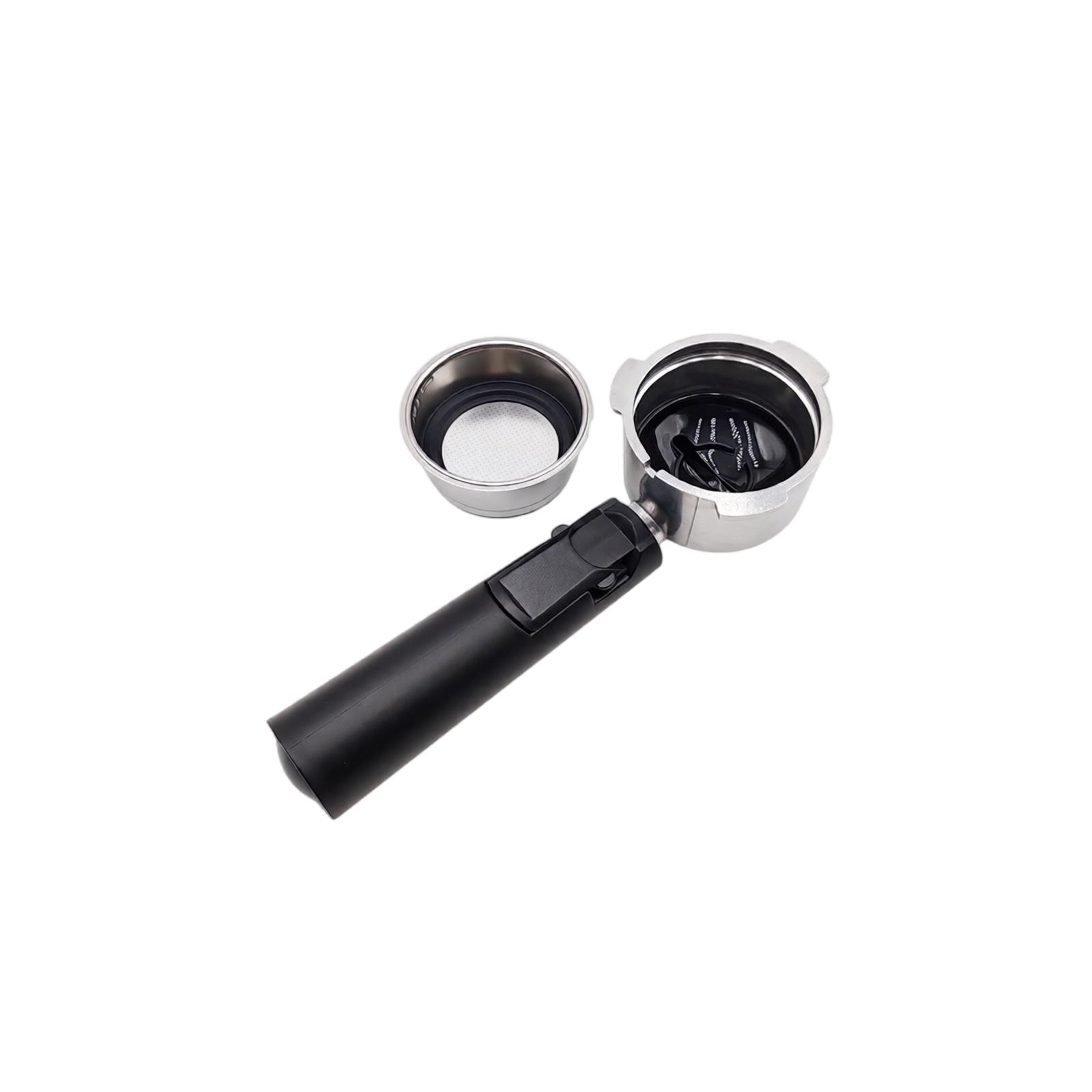 51mm Espressomaschinen-Siebträger mit Drucktrichter-Griff Kompatibel für Professionelle Kaffeemaschinen und Heimgebrauch Langlebiger Edelstahl one size schwarz