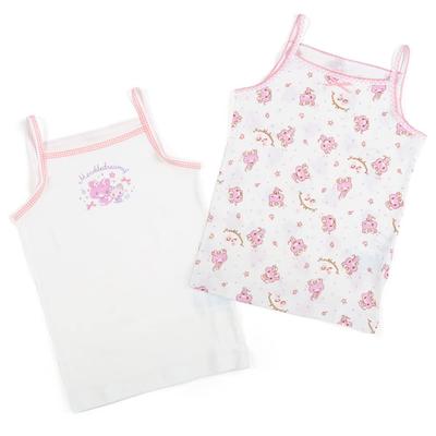 Sanrio Camisole Unterwäsche 120cm Baumwolle Mukle Dreamy Set mit Namensfeld im Muster Waschbar Mädchen Charakter 289311 SANRIO (SANRIO) 100%