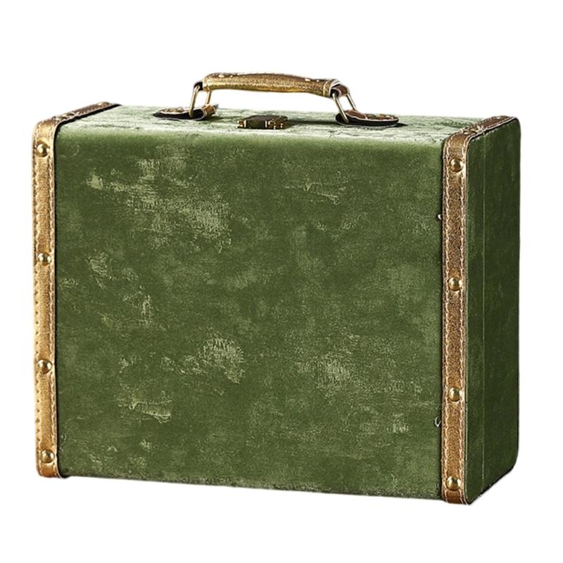 Fashionable Decorative Leather Storage Case Retro Styles Organizers for Jewelry and Storage Solution in Elegant Color