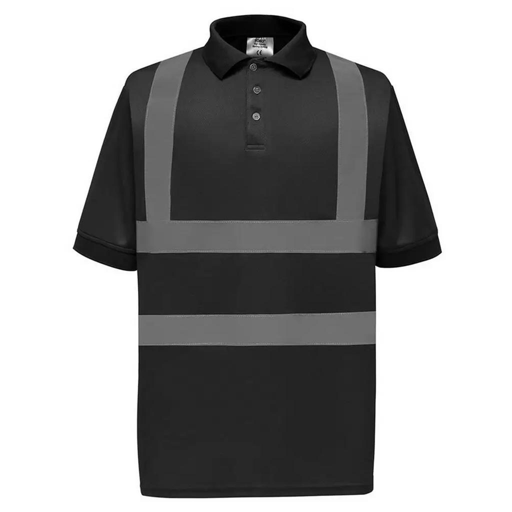 Yoko Mens Band & Brace Hi-Vis Polo Shirt
