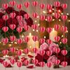 1.5m Heart Honeycomb Ball String Stereoscopic Valentines Day Decoration Lantern  Bridal Shower