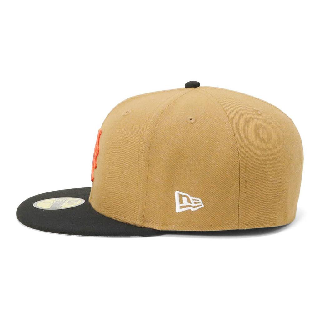 New Era 59FIFTY Cap MLB New York Mets NYM Side Patch Under Exclusive To and Gokyu Fifty 5950 Side Patch Straight Flat Visor Unisex Summer Sun