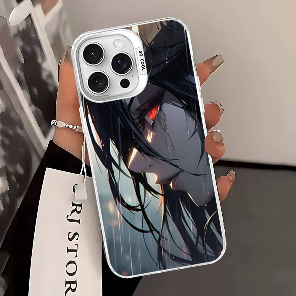 Cartoon Anime A-AlbedoS Phone Case For IPhone 16 15 14 13 12 11 17 Pro MAX Plus Pro Matte Shockproof Cover