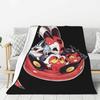 Custom Animated Anime Helluva Boss Blitzo Blanket 3D Printed Soft Flannel Fleece Warm Throw Blankets Car Bedding Sofa Bedspreads