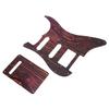 Guitar Pickguard Set 8 Hole Protective Backplate Kit Replacement Music Accessories for Strat