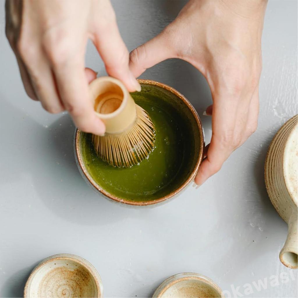 OKAWASI Matcha Matcha Made of ABS Matcha Brush Matcha Whisking Easy To and Quick To Dry Blender, Whisk, Plastic, Bamboo-Shaped, Whisk, Bubble, Tool,