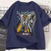 Gundam Cotton TShirt For Adult Summer Classic T Shirts O Neck Trendy Cool Tees Oversized Cheap Clothing