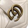 [Pre-Owned] Gucci GG Marmont Matelassé Mini Bag 'White' - Good #AX1QVC