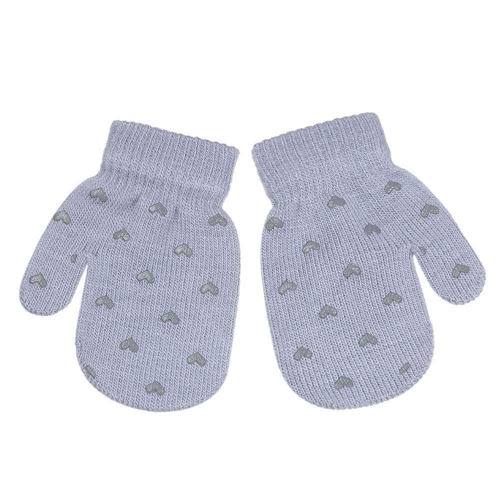 New Hot Soft Star Non-slip Knitted Mittens Kids Gloves Cute Cartoon Thick Warm