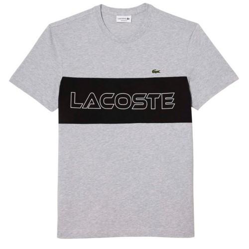 Lacoste Unisex Adult Printed Colour Block Regular T-Shirt