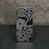 Black and white poker element collage pattern phone case For iPhone 11 12 13 14 15 16 17 XS XR X 12 13 Plus Pro Max SE series