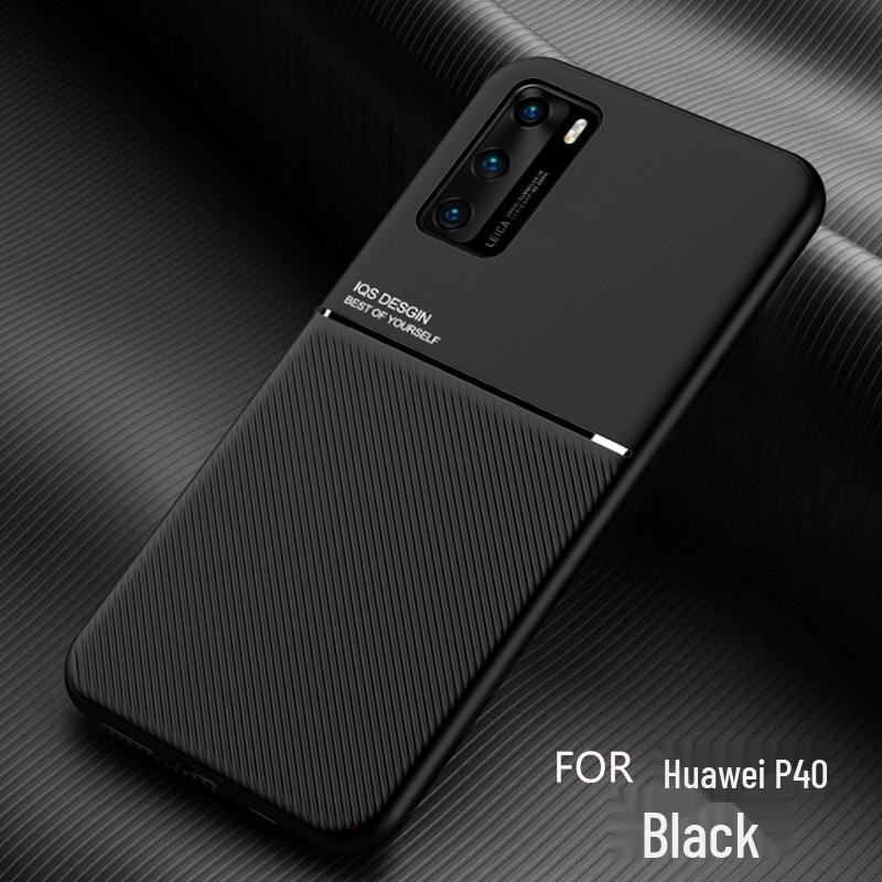 Huawei P40 Pro Magnetic Solid Color Sheepskin Protective Case