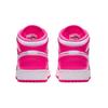 1 Mid Hyper Pink White GS 555112-611
