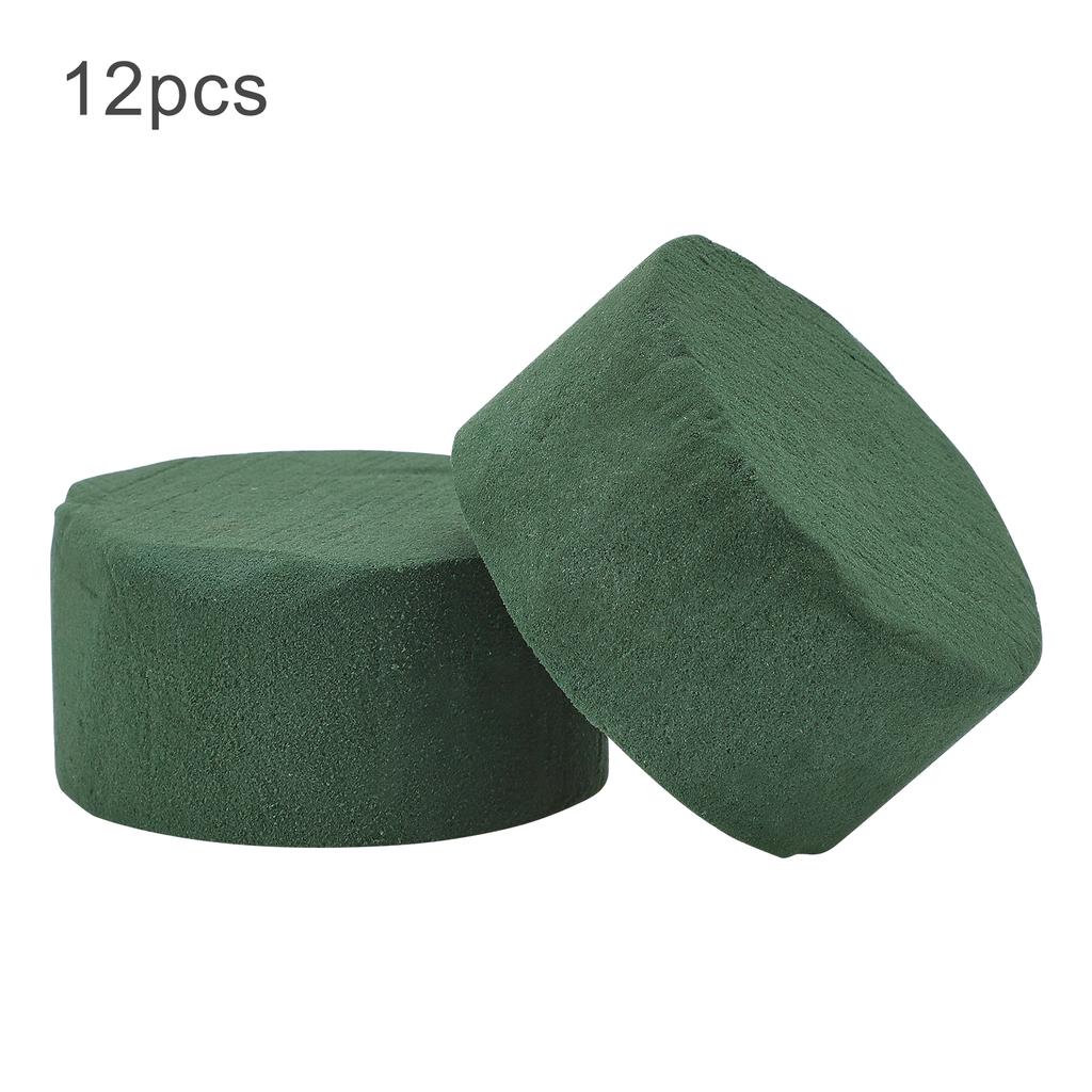 12 ks květinových pěnových kulatých sušených květinových pěnových bloků, ručně vyráběné materiály pro květinové aranžmá