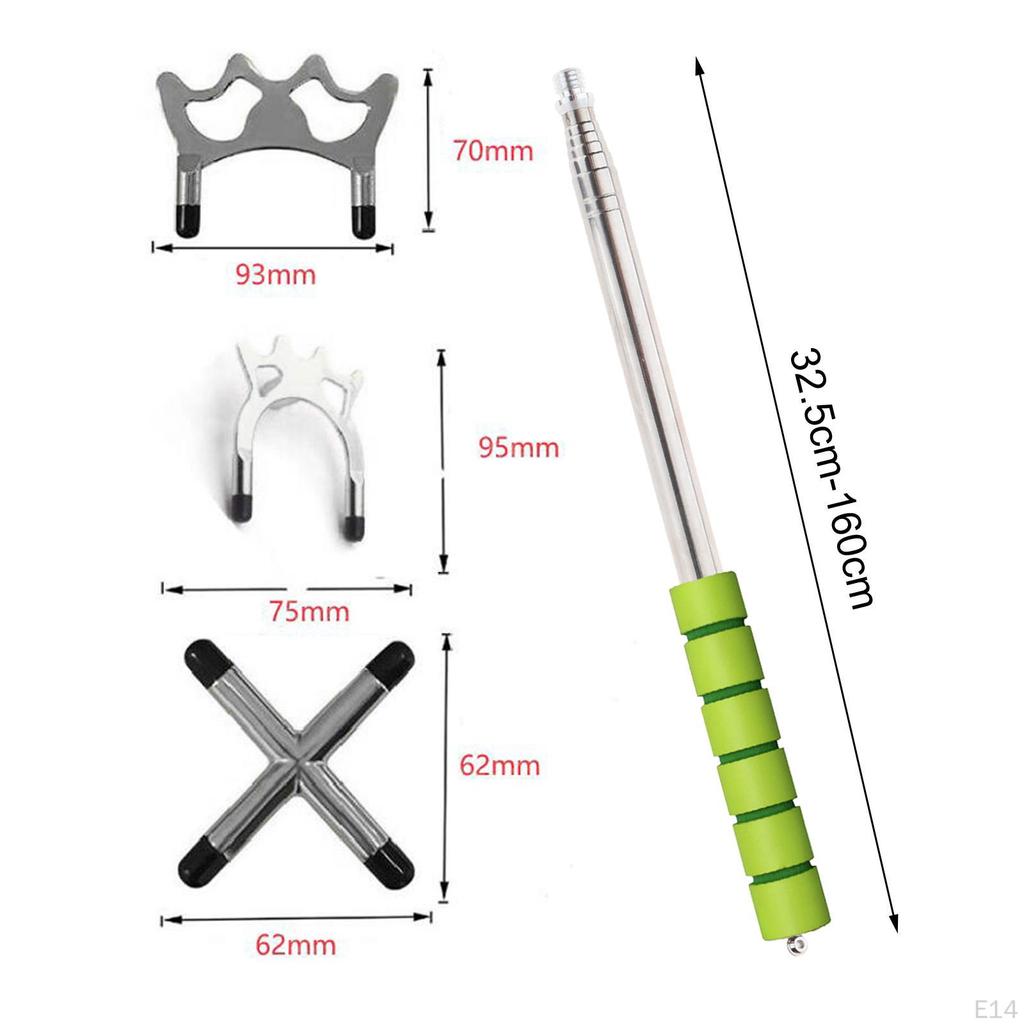 Retractable Billiards Cue Stick Bridge Accessory Extendable Snooker Pool