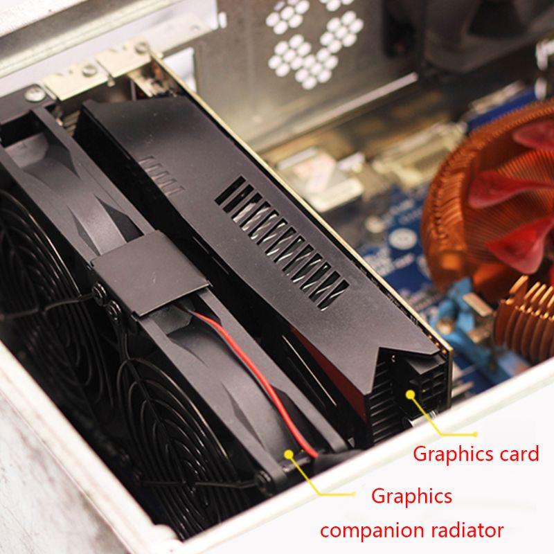 VGA Cooler Dual-Fan/ Three Fans 80mm Graphics Card Heatsink GPU Radiator Partner Ultra Universal High Speed Quiet