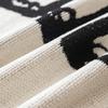 Cartoon Printed Sofa Cover Chenille Sofa Towel Tassel Blanket Couch Cover Universal Anti-cat Scratch Sofa Cover for Living Room