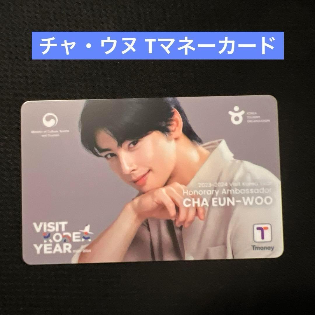 

[Б/У] Cha Eunwoo Korea Limited Transportation Card Редкая карта T-Money Не для продажи