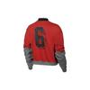 Nike Felpa Sportiva Casual Girocollo Serie ISPA in Cotone con Scollo a V Donna Top Rossi CD6371-819