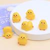 3D Cute Chick Resin Charms Creative Designs Chick Decorations For Cream Glues DIY Crafts Shoe Buckles Car Accessories