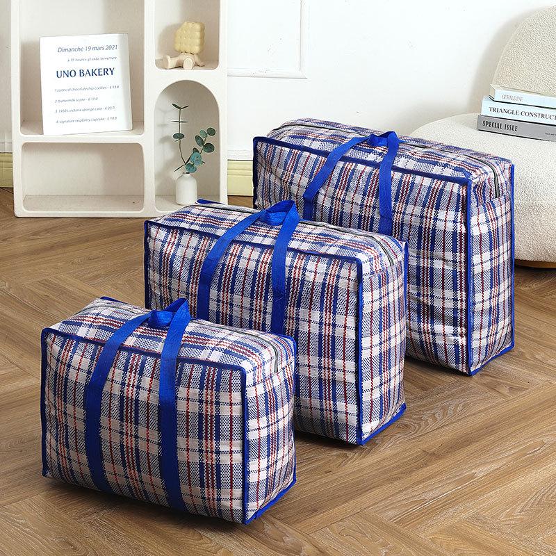 Snakeskin Patterned Moving Storage Bags with Thick Handles