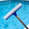 Schwimmbad Laubkescher Netz Set mit Feinstmaschiges Netz Teleskopstange Bürstenkopf und Reinigungszubehör für Poolpflege