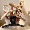 4pcs Women Hair Clip Cross Matte Hairpin Fashion French Elegant Hairgrips Large Hair Claw Clips Girls Korean Hair Accessories