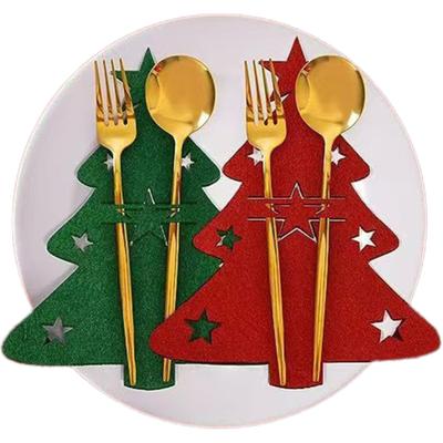 12PCS New Christmas Tree Cutlery Cover Decoration