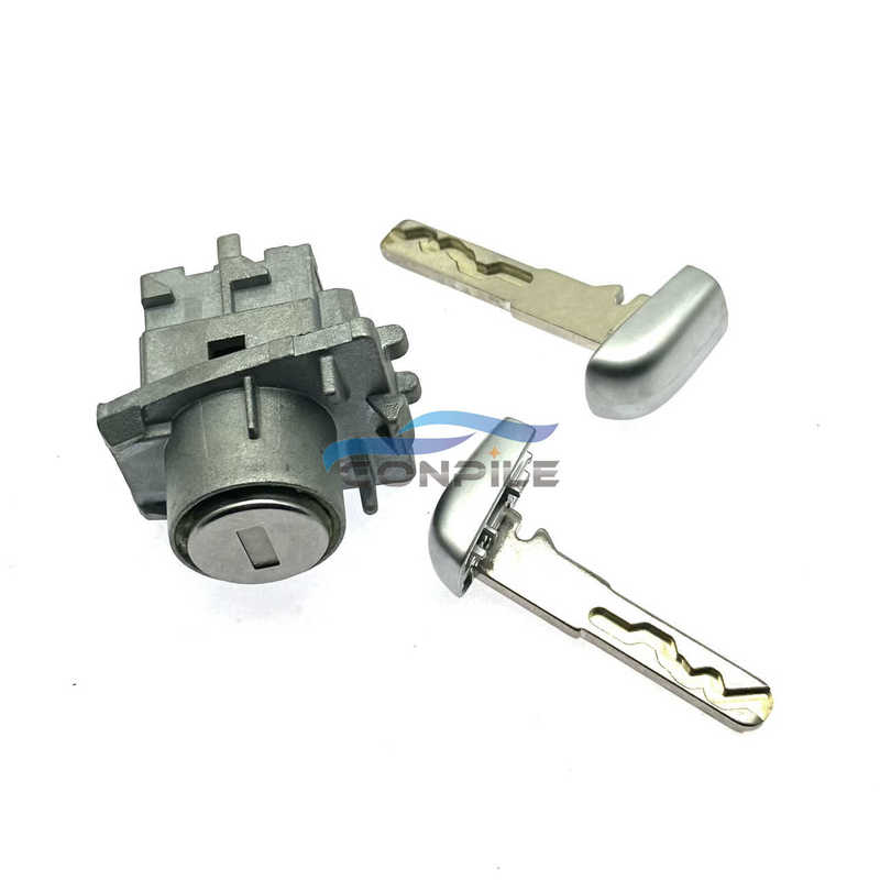 For Jeep Compass Left Front Door Lock Cylinder Full Car Lock Cylinder with Key Blank 155250107
