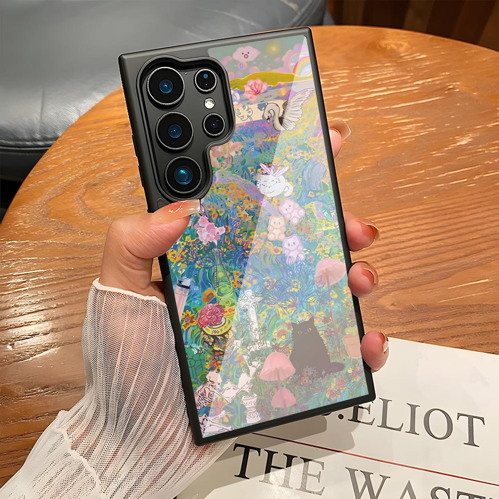 

Bladee 333 Spiderr Phone Case For SAMSUNG S25 24 S22 S20 ULTRA S21 S30 23 Note5 S8 Plus S9 S10E Lite PC+TPU Funda samsungS24ULTRA