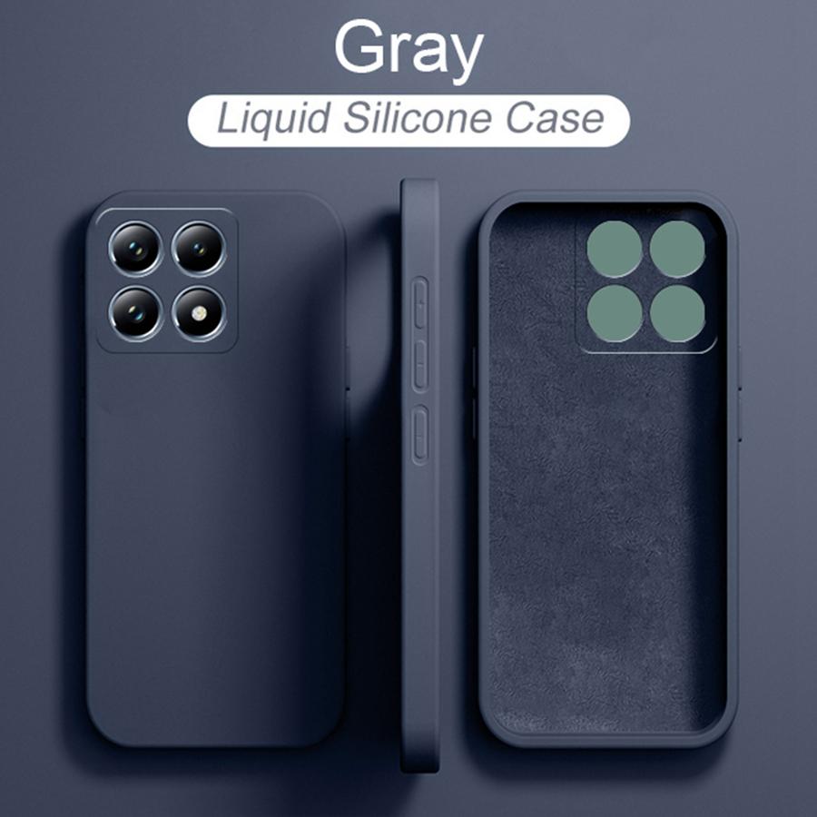 Liquid Silicone Soft Phone Case Cover for Xiaomi 14T / 14T Pro Redmi 14C 4G