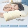 100% Natural Latex Sleeping Bed Pillow Luxury Pillow for Side Back and Stomach Sleepers Orthopedic Pillows Cervical Health Care