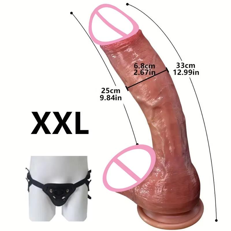 5 Size Dildos Huge Realistic Penis Feel Silicone Suction Cup Strap-on Anal Plug Vaginal Masturbator Adults Sex Toys For Women 18