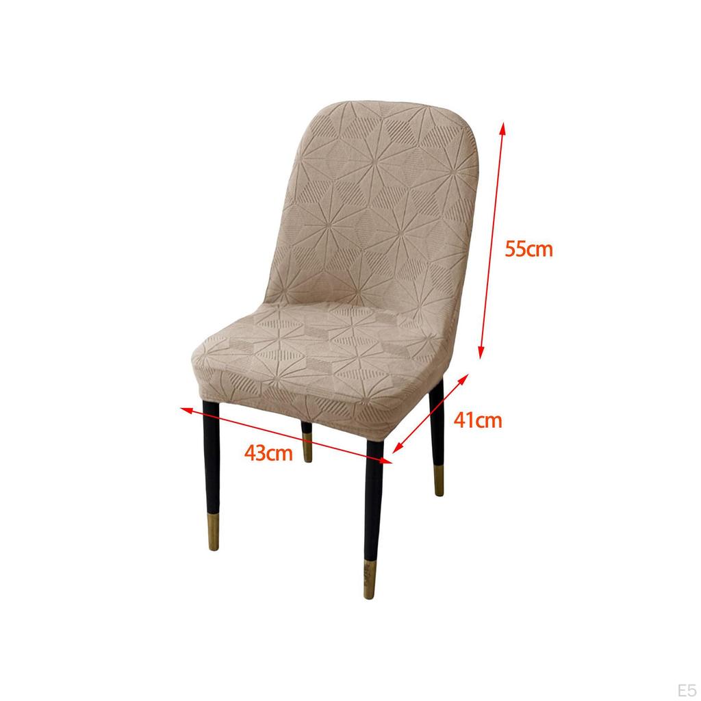 Chair Cover for Dining Room Washable Jacquard Non-Slip Removable Stretch Kitchen