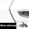 Car Door Edge Guards, 16ft Clear Chrome Universal U Shape Rubber Sealed Door Edge Protection Fit for Most Car