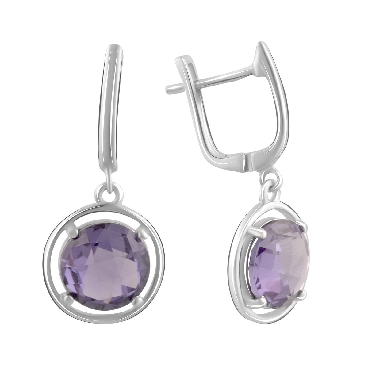 

Срібні сережки з керамікою 9.056ct (2089209) різнокольорові кольору