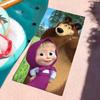 Cartoon M-Masha n the B-Bear-S Towel Sports Quick Dry Travel Camping Gear Sandproof Soft Light Large Beach Towel