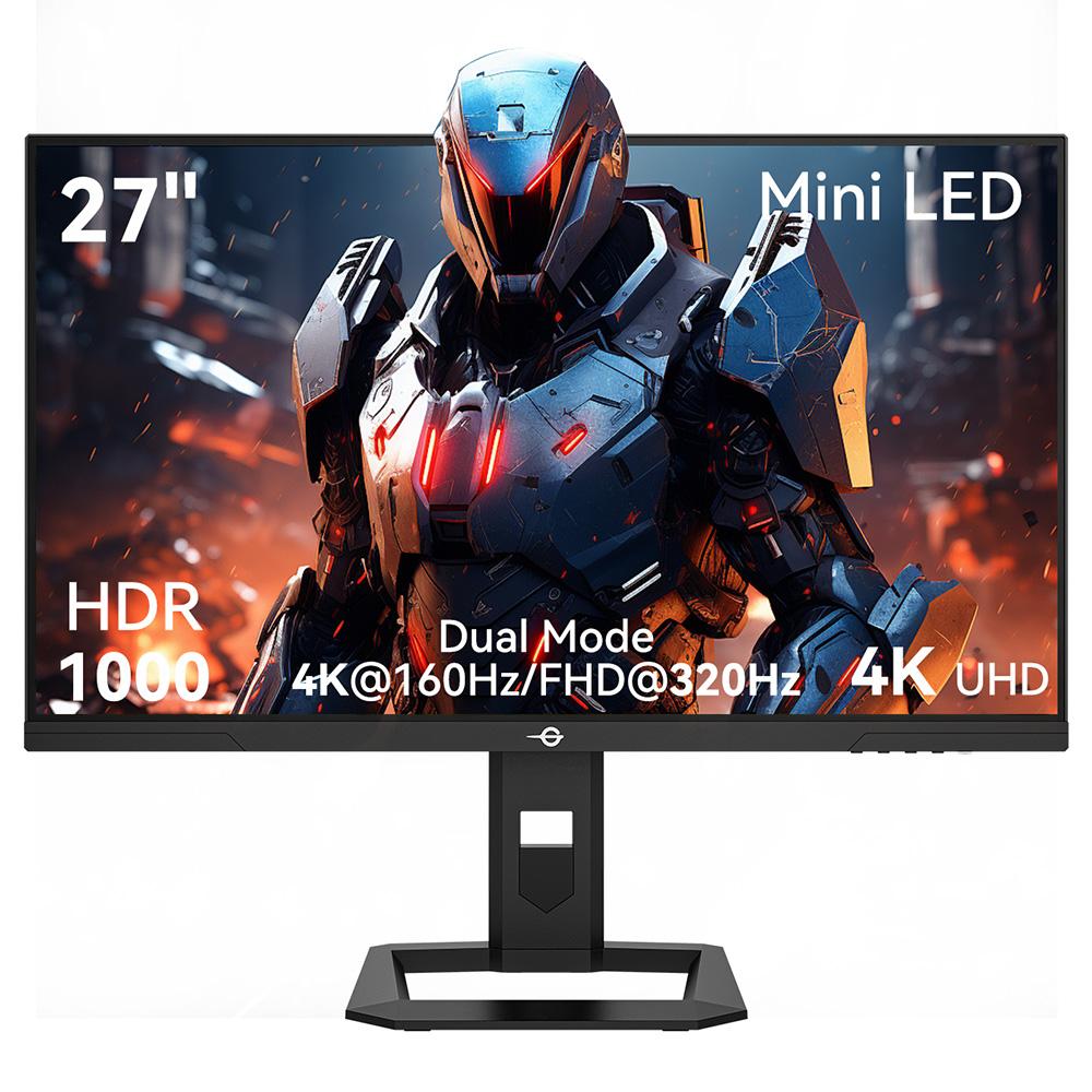 TITAN ARMY P275MV PLUS Flat 16:9 Fast IPS UHD 160Hz Dual mode FHD 320H 1152 Local Diming Mini LED Gaming Monitor