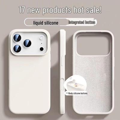 High-Value Liquid Silicone Phone Case for iPhone 13, 14, 15, 16, 17 Pro Max - Women's Edition