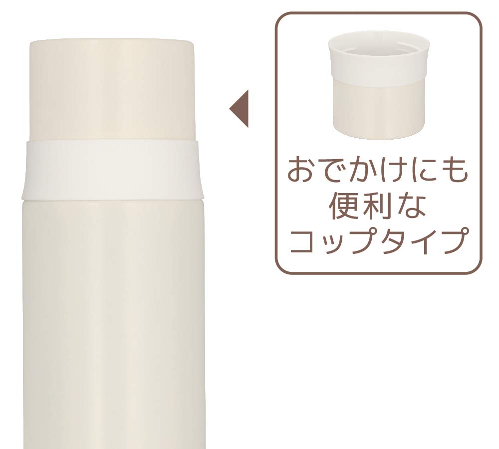 Thermos Stainless Steel Slim Water Pearl PRW Bottle, White, 350ml, FFM-351